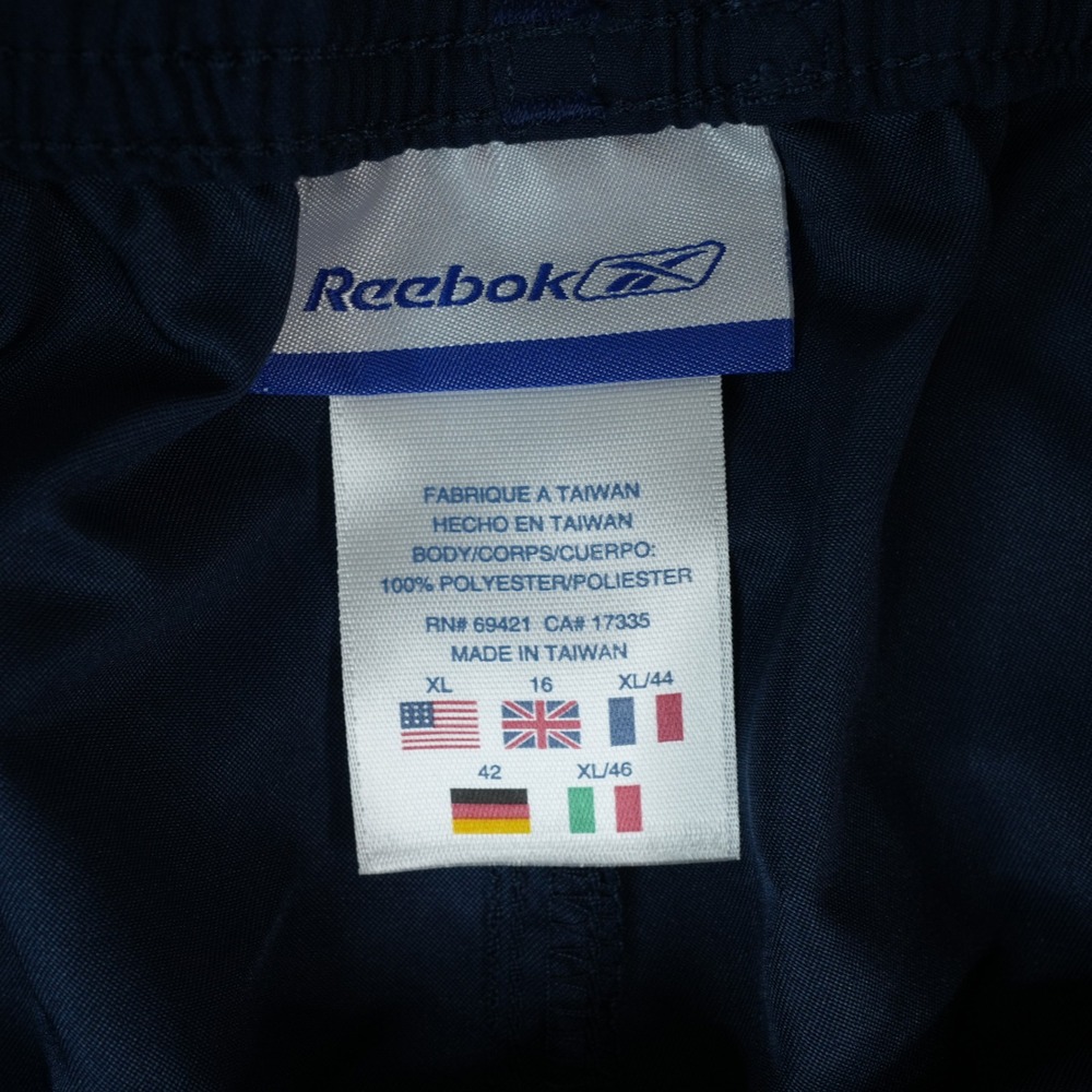 Vintage Reebok Athletic Shorts Women XL Navy Blue Retro Dolphin Hem Y2K 2004 - Picture 3 of 9